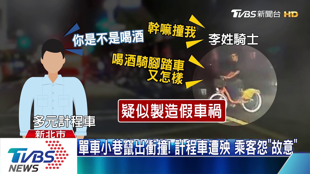 酒駕騎單車撞!警到場竟嗆「頂多罰1200」