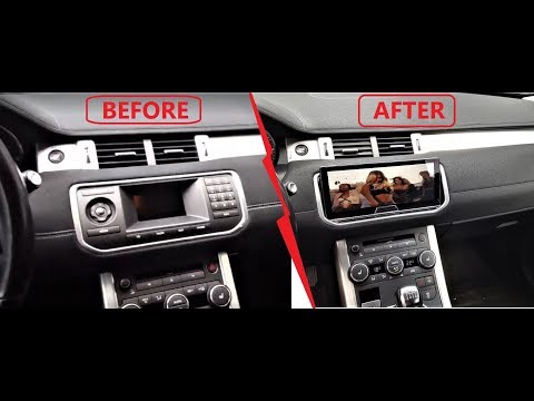 Range Rover Evoque Android 10,25' CUSTOM installation