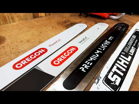 Less Chainsaw Fatigue - Bargain LIGHT Bar VS the Best STIHL OREGON TsuMura