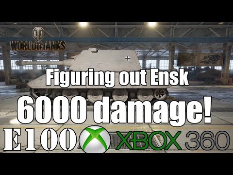 E-100 on Ensk || 6000 damage!