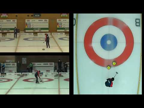 競技６（予選） 竹田・竹田 vs  松村・谷田 （第１４回全農日本ミックスダブルスカーリング選手権）