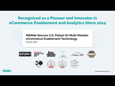 MikMak Secures U.S. Patent on Multi-Retailer eCommerce Enablement Technology