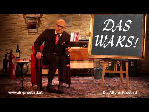 Dr. Alfons Proebstl 50 - Das war´s!