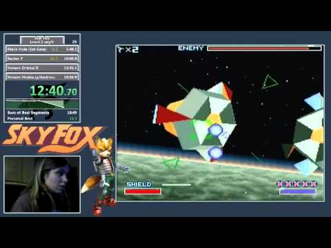Star Fox Level 2 any% in 18:40 (WR)
