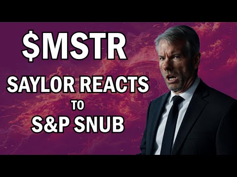 S&P Says NO to $MSTR | Saylor Responds