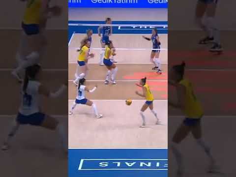 Jovana Stevanovic Best Middle Blocker team Serbia  #shorts