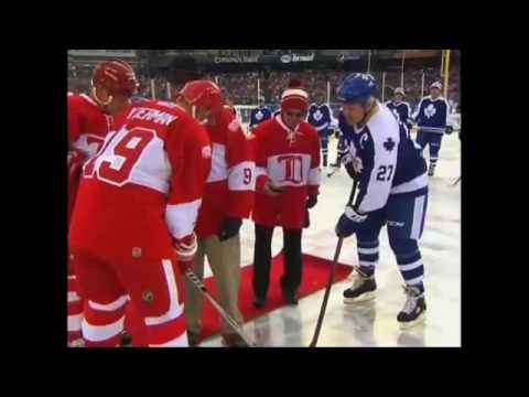 Wings/Leafs Alumni Showdown - Player Introductions (Game 1)