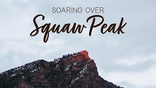 Hiking squaw peak before sunrise to get a "drones eye" view