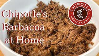 Chipotle&#39;s Barbacoa Recipe at Home - #shorts