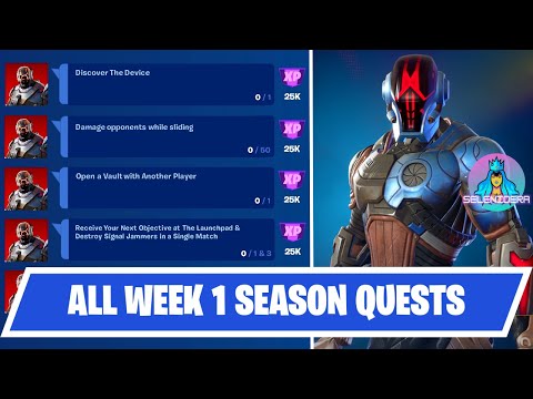 Fortnite All Week 1 Season Quests Guide - Chapter 3 Season 1
