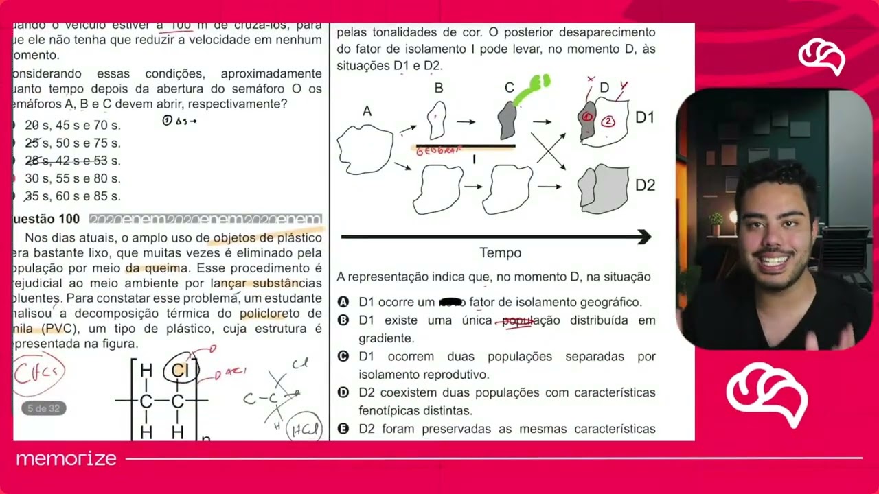 Resolução em Vídeo — Questão 101 ENEM 2020