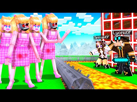 INVASIONE BARBIE CONTRO CASA DELLE BAMBOLE SICURA SU MINECRAFT!!