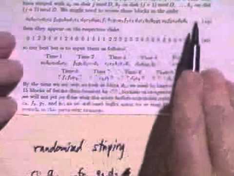 Stanford Lecture: Donald Knuth - "Fast Input/Output with Many Disks, Using a Magic Trick"