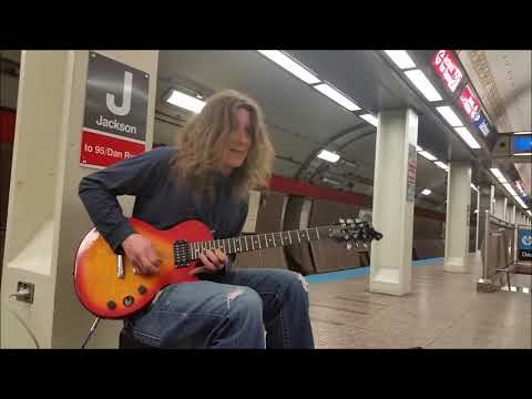 Machete does Rick and Morty #chicago #WCTA #WCTAchicagoundergroundsound #cta #busker #subway