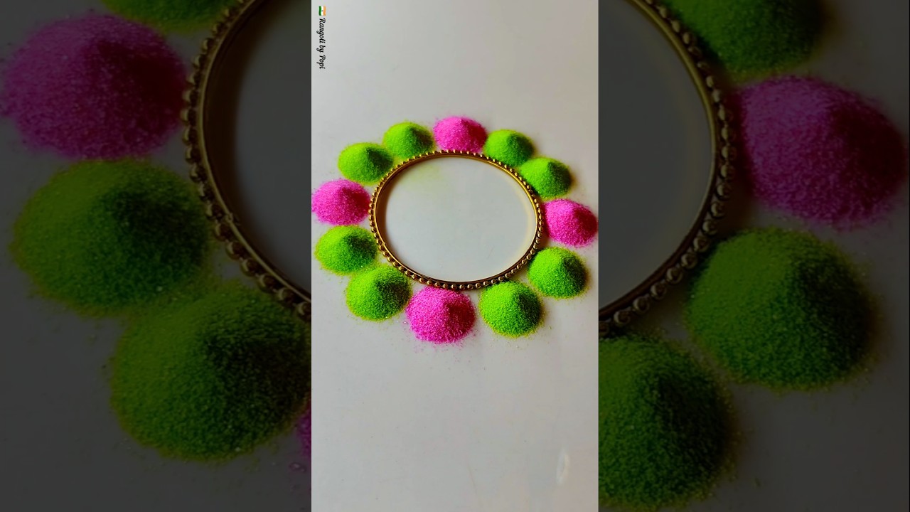 Rangoli designs for beginners easy