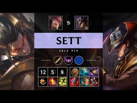 Sett Mid vs Twisted Fate - EUW Master Patch 25.19
