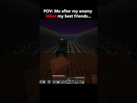 POV Me after my enemy killed my best friends #minecraft