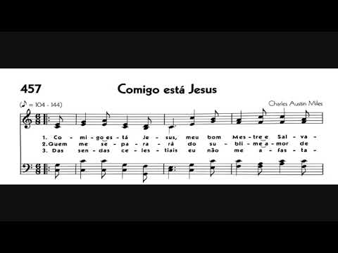 Hinário 5 CCB - Hino 457 - Comigo está Jesus - Strings - Teclado Yamaha PSR S670