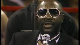 Music - 1986 - Isaac Hayes - Star Spangled Banner - Sung At Heavywht Title Of Witherspoon Vs Tubbs