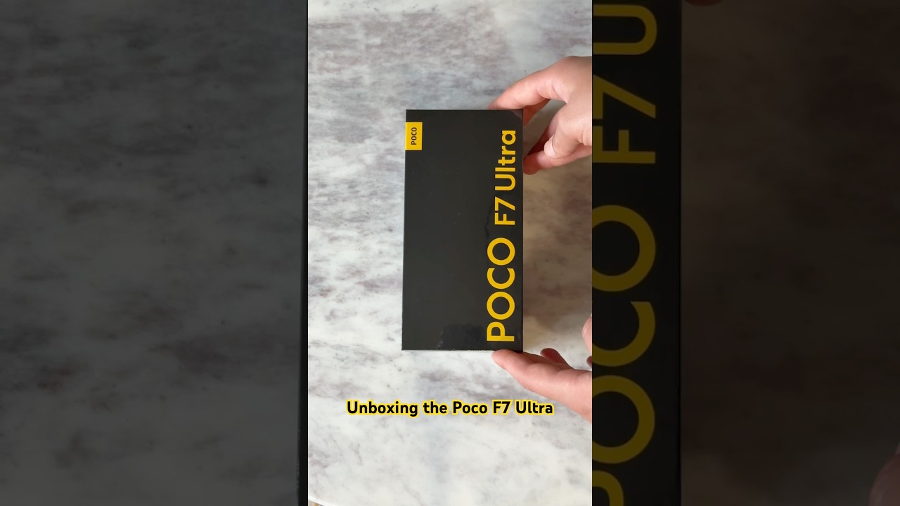 Unboxing the Poco F7 Ultra