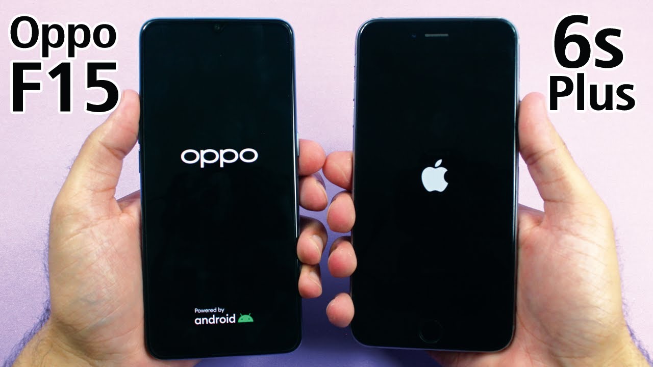 Oppo F15 vs iPhone 6s Plus Speed Test! *OMG*😱
