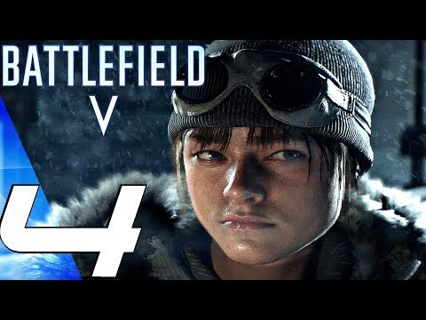 BATTLEFIELD 5 - Gameplay Walkthrough Part 4 - Female Soldiers vs Army (Ultra Settings)