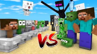 Minecraft Mobs : MONSTERS VS SCIENTIST - Minecraft Animation