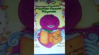 &quot;Barney&#39;s Favorite Mother Goose Rhymes&quot;  One, Two, Buckle My Shoe  Read-aloud Children