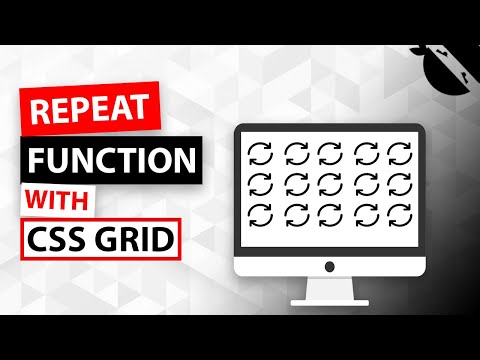 How to use the repeat function in CSS Grid
