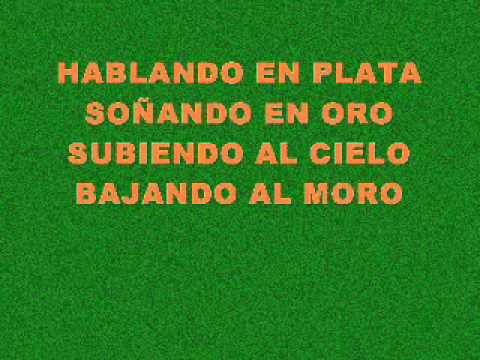 Melendi - Hablando en Plata(Letra)