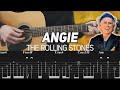 The Rolling Stones Angie Guitar Lesson With TAB