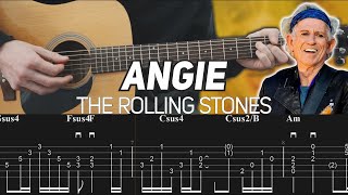 Download lagu The Rolling Stones - Angie (Guitar Lesson with TAB) mp3