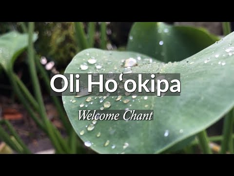 Oli Hoʻokipa (Welcome Chant) by Kumu Kalani Kaawa Flores-Hatt | Turn on CC for Lyrics