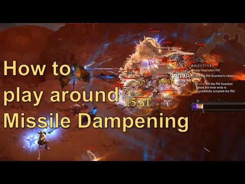 How to play around Missile Dampening as a GoD DH