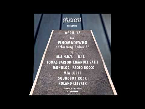 Get Physical at Stattbad - 18th April 2015