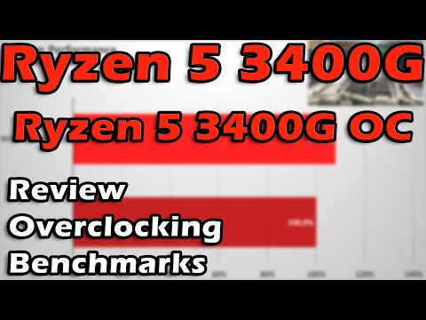 AMD Ryzen 5 3400G Review, Overclocking, Benchmarks