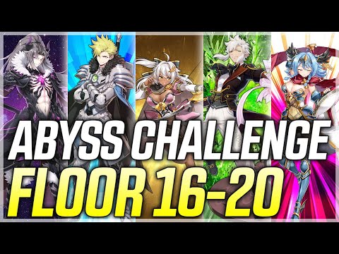 ABYSS CHALLENGE FLOOR 16-20 (3STAR in 1 TURN)!! - Epic Seven