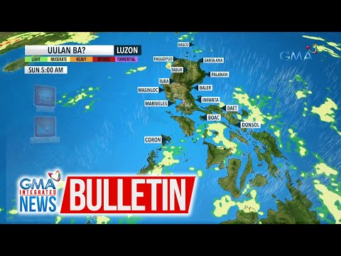 Asahan ang kalat-kalat na pag-ulan sa Metro Manila at iba pang… GMA Integrated News Bulletin