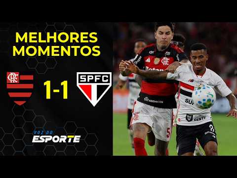 FLAMENGO 1 X 1 SÃO PAULO | CALLERI BUSCA EMPATE NO MARACANÃ | 20ª RODADA
