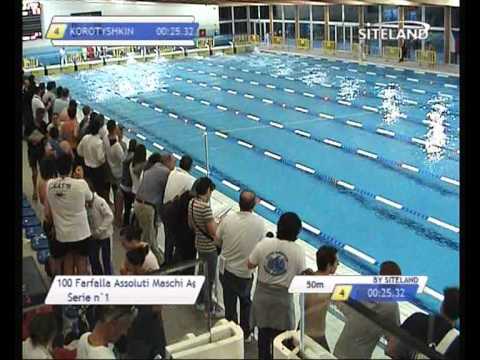 Serie 1 dei 100 Farfalla  Assoluti M Agonisti - 7 Meeting City of Lignano