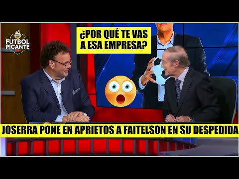La SORPRENDENTE pregunta de José Ramón a Faitelson en su DESPEDIDA de ESPN | Futbol Picante