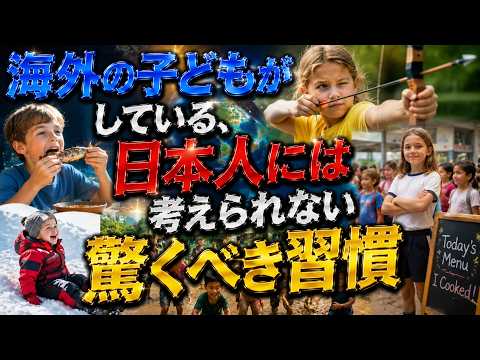 海外の子どもがしている日本人には考えられない驚くべき習慣