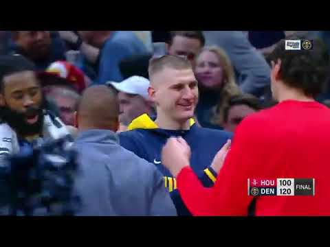 Boban Marjanovic & Nikola Jokic give each other Serbian kisses 😘😅