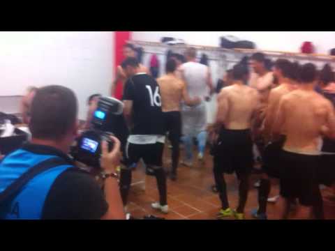 Celebración del play off en Algeciras