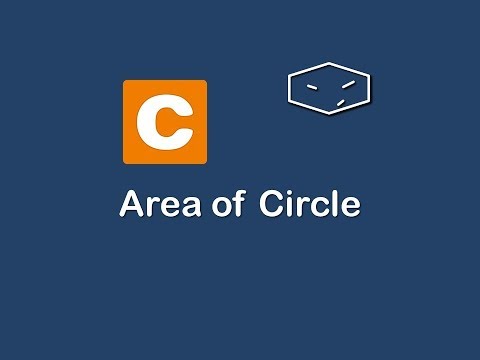 area of circle in c