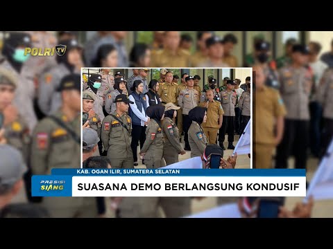 POLRES OGAN ILIR KAWAL AKSI DAMAI SERIKAT TANI