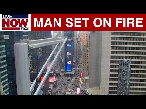 Video | NYPD: Man set on fire in Times Square | LiveNOW from FOX