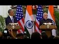 PM Modi-Barack Obamas joint press conference.