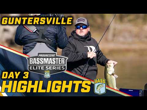 Highlights: Day 3 of Bassmaster ELITE at Lake Guntersville