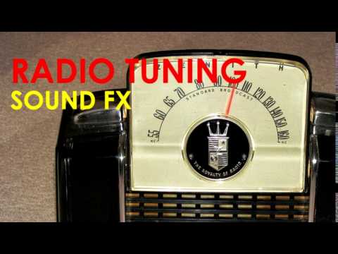 Radio AM FM Tuning Sound Effect | Old Radio Switching Channels ♪